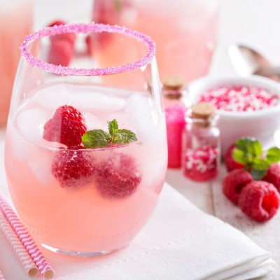 Simply Lemonade with Raspberry Juice